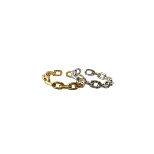 S925 Chain Link Ring