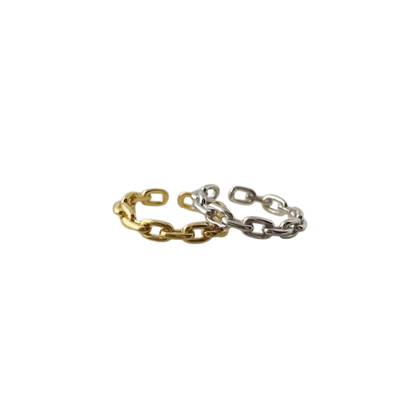 S925 Chain Link Ring