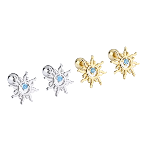 S925 Sunshine Stud Earrings