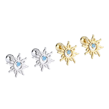 S925 Sunshine Stud Earrings