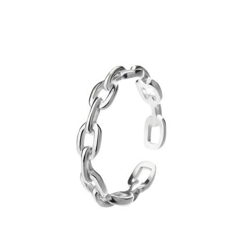 S925 Chain Link Ring