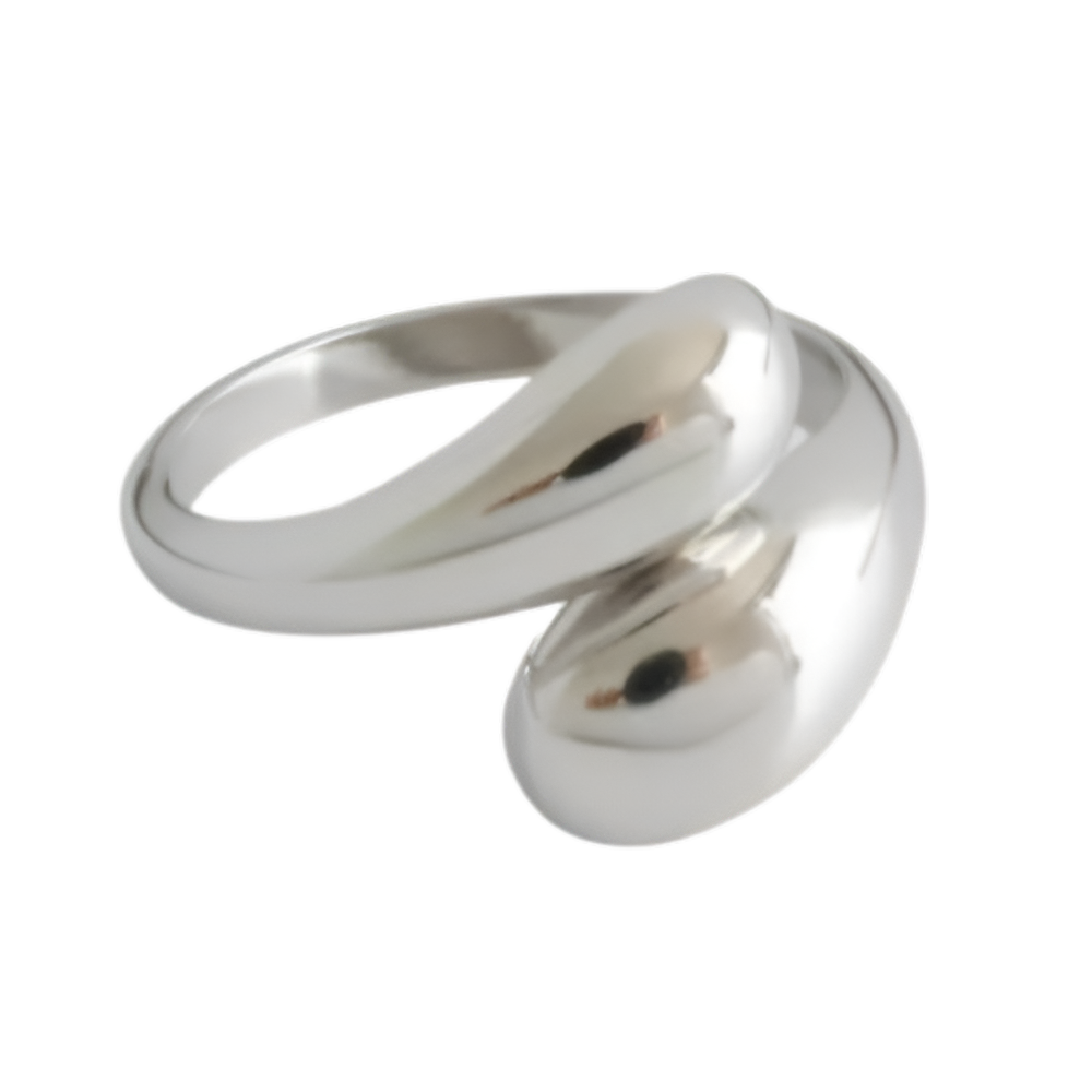 S925 Curved Statement Ring