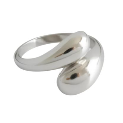 S925 Curved Statement Ring