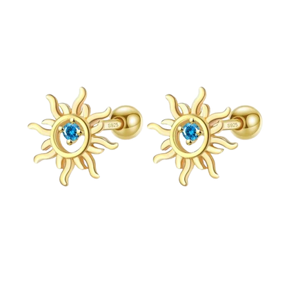 S925 Sunshine Stud Earrings