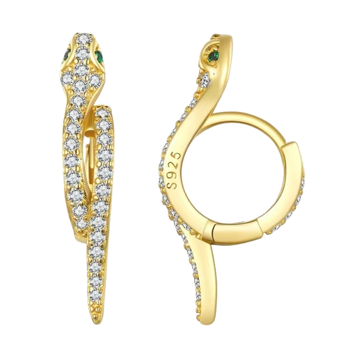 S925 Serpent Earrings