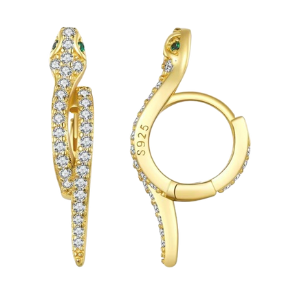 S925 Serpent Earrings