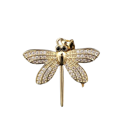 Golden Dragonfly Necklace