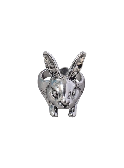 Silver Rabbit Ring