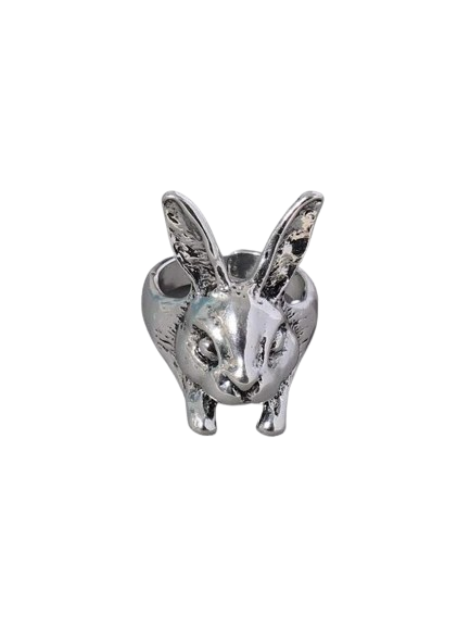 Silver Rabbit Ring